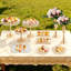 Ensemble de présentoirs à gâteaux en or 10 pièces - Présentoirs à petits gâteaux en métal pour fêtes, mariages et utilisation quotidienne