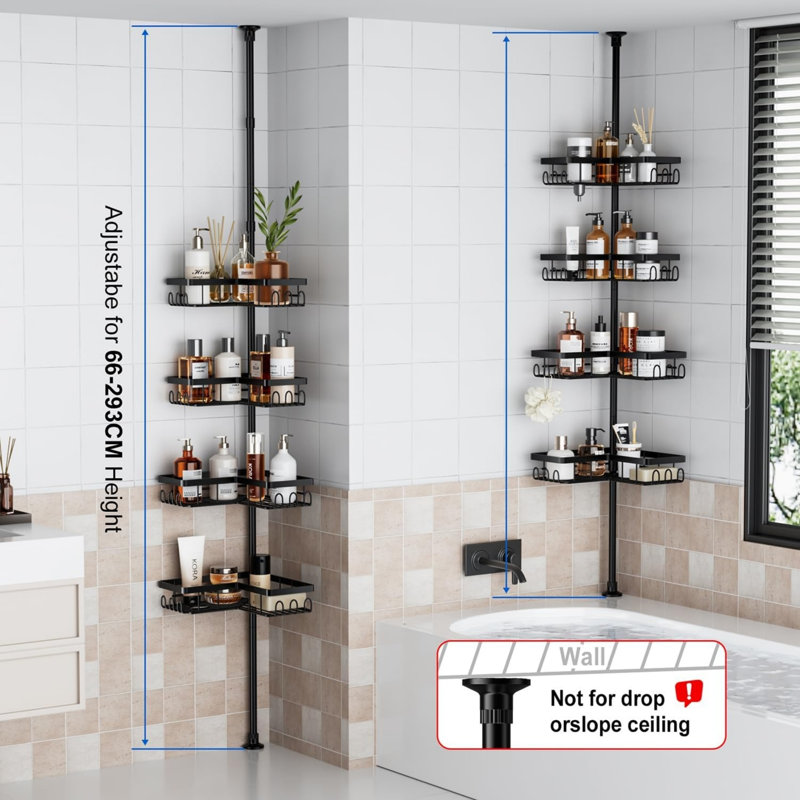 Tension Stainless Steel Shower Shelf