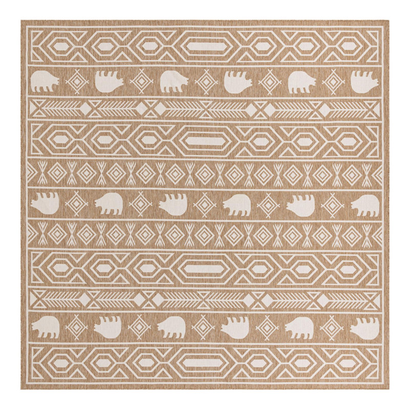Amasya Marcion Indoor/Outdoor Area Rug, Square 13'1"