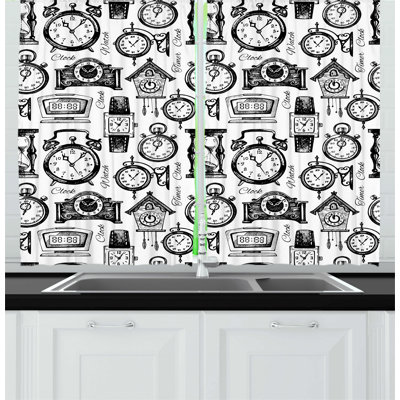 Pointed Kitchen Curtain
