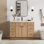 Ensemble de meuble-lavabo simple 48 po avec plateau en résine Jadaya, assemblage requis