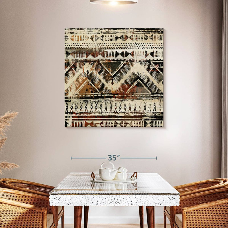 Motif africain Kerner, H 39 po x l 39 po