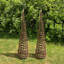 Set Of 2 Rustic Willow Garden Obelisks (1.15m)-971932944