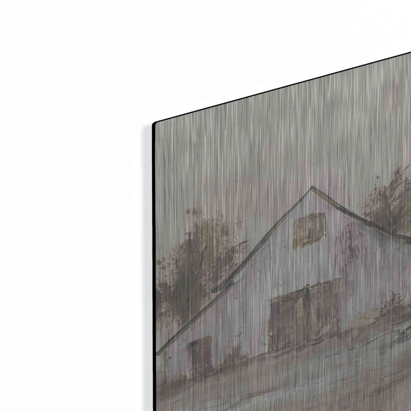 «White Barn II» par Chris Paschke, H 12 po x l 12 po