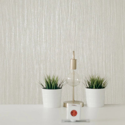 Papier peint contemporain texturé uni beige