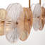 Lustre 8 lumières Sue-Anne en laiton plaqué