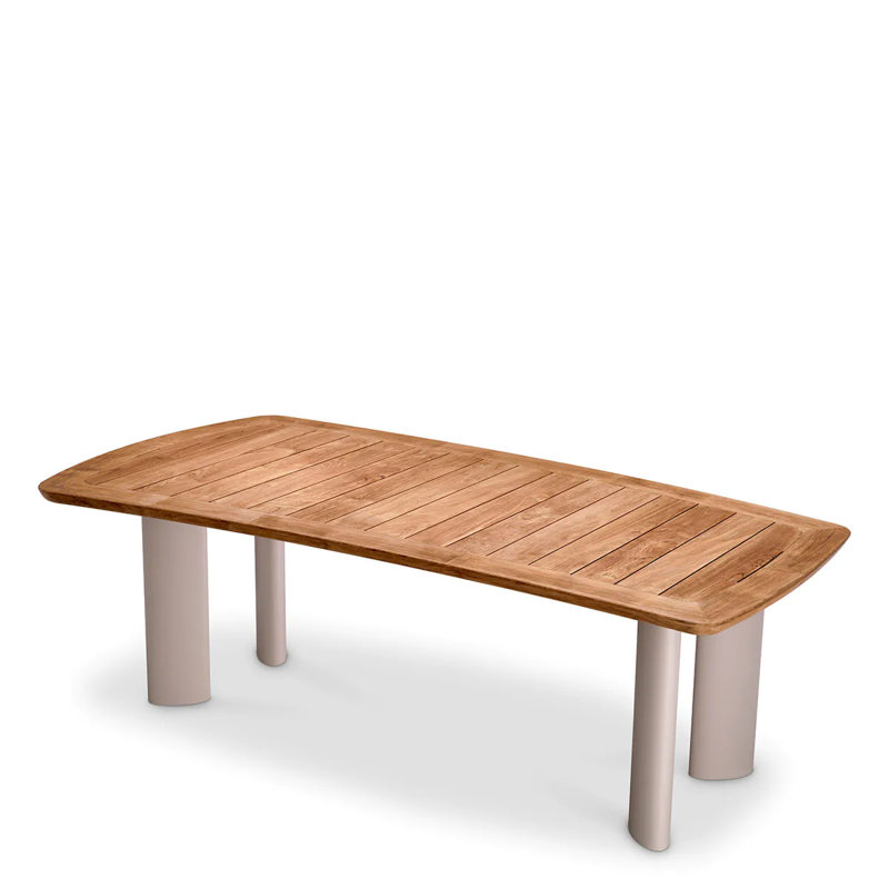 Osario Outdoor Oval Teak Dining Table