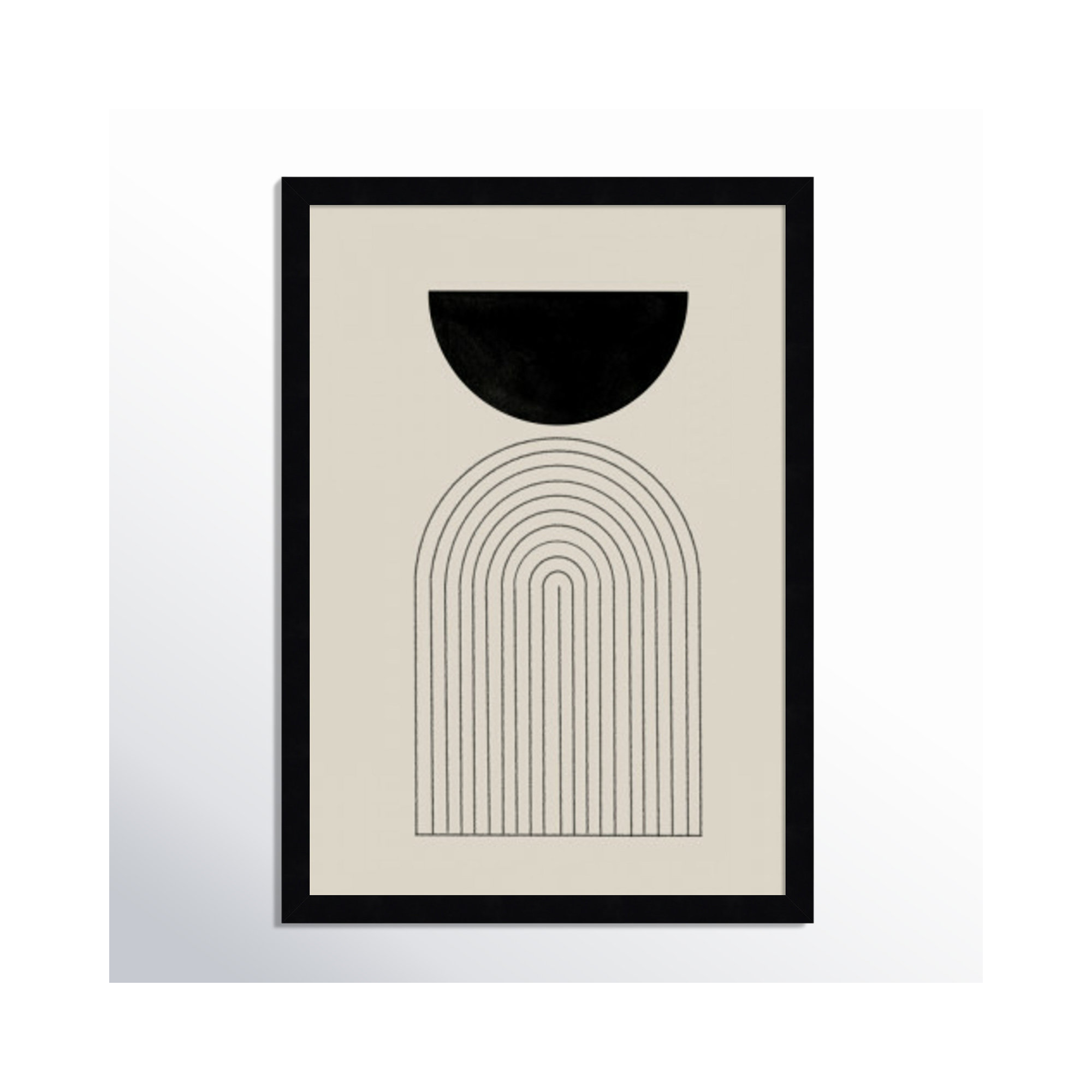 BaB No 1 by The MIUUS STUDIO, 21" H x 15" W x 1" D, Black