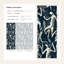 Papier peint abstrait avec chiffres abstraits mur dynamique amovible bleu marine