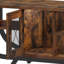 Industrial TV Stand with Storage Cabinets & Open Shelves-2043722960-2043722962