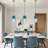 Levona Modern Single Pendant Light, 5.9" Dia X 11.8" H, E26 Base, 60W-1256179001