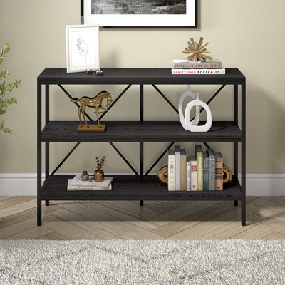 Kira Console Table with Shelves 
