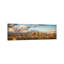 Los Angeles Panoramic Skyline Cityscape 1 Piece Wrapped Canvas Panoramic Wall Art-1740850828