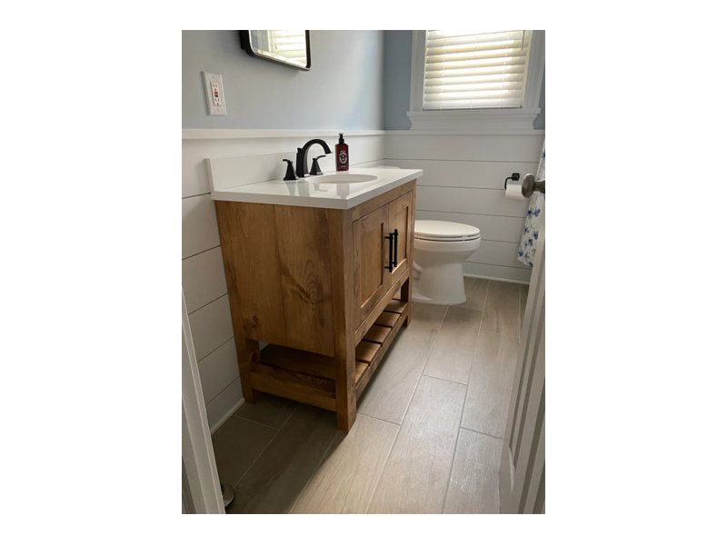 Oakbrook - Meuble-lavabo simple - Pin blanc du nord-est - L 72 po couleur L 5 po, Couleur 5, 72"