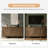Martha 4-Door Fluted Manufactured Wood Sideboard with Adjustable Shelves and Cable Management -1798940300