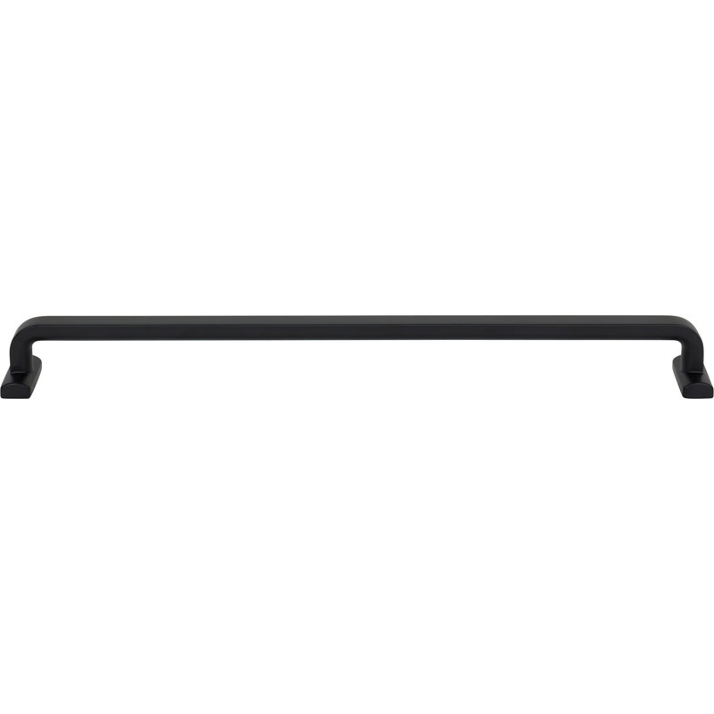 Harrison Bar Pull, Flat Black, 12" Center to Center