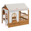 Lit maison avec grands tiroirs-676225265