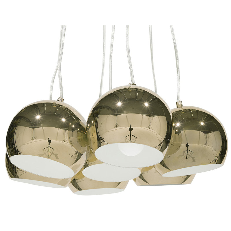 Chiang 7 - Light Cluster Pendant, Gold
