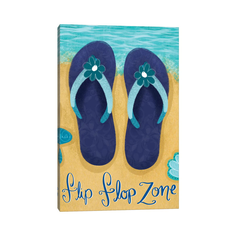 «By the Seaside I» par Emily Cromwell, impression sur toile tendue, H 18 po x l 12 po x 1,5 po