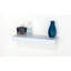 Floating Narrow Wall Shelf, Rounded Front Corners, Foiled Finish-67063346-67063348