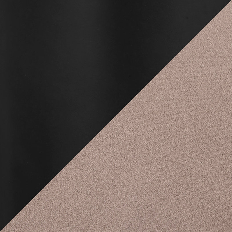Tabouret de bar réglable, Noir, Taupe