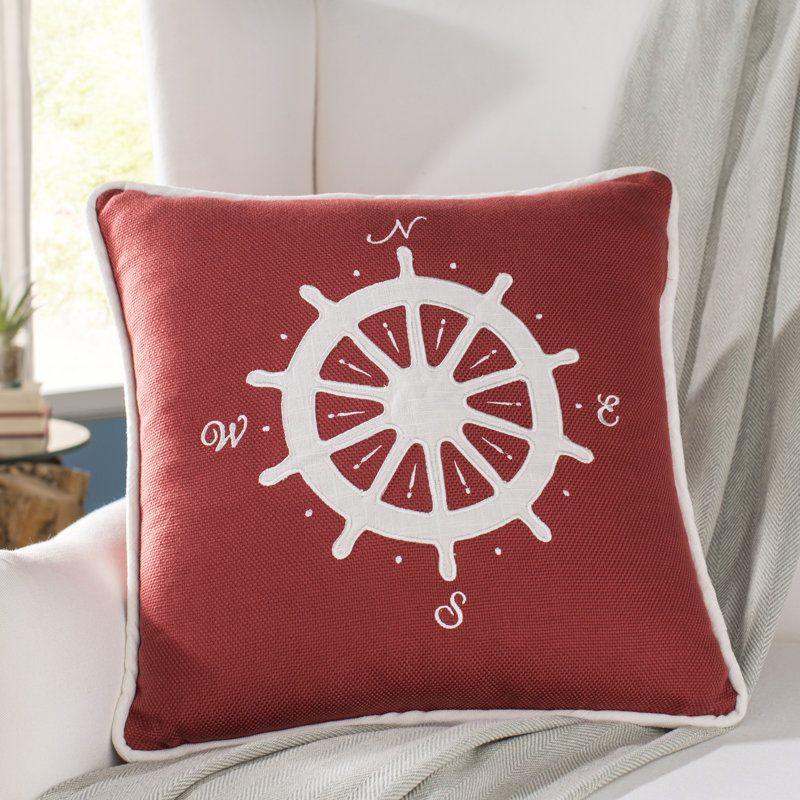 Malabar Embroidered Throw Pillow