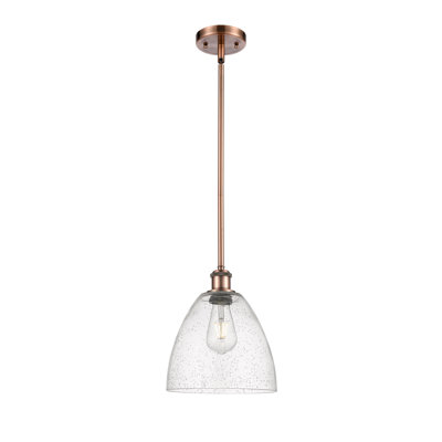 Luminaire suspendu en dome à 1 lumière