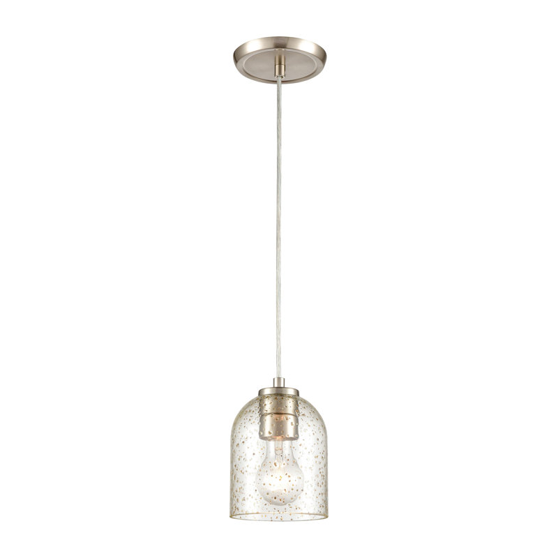 Mini-luminaire suspendu 1 lumière Sprinkle 5 po, Clair