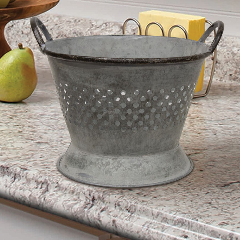 Bol décoratif gris et métal Anderson-Brown