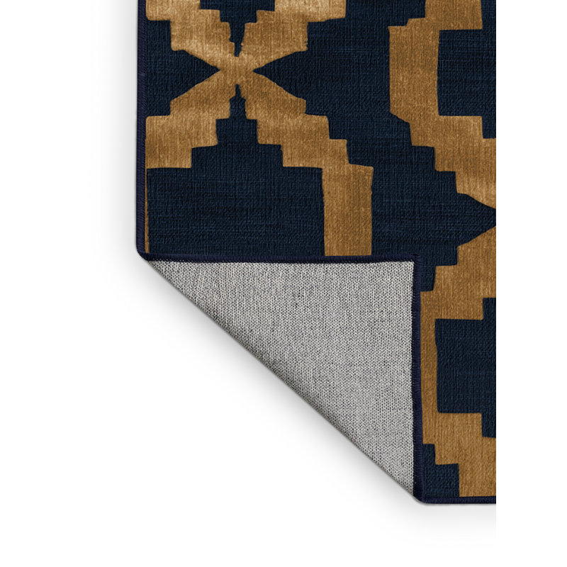 Machine Washable Trellis Gray Area Rug, Round 4'