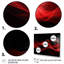 Abstraction contemplative rouge et noire - reproduction-88520193-88520185
