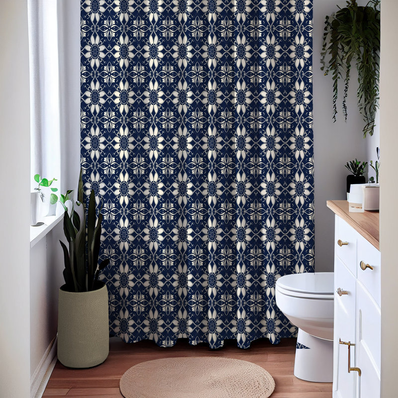 Abstract Shower Curtain, 72" H x 70" W