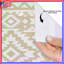 Beige Geometric Tribal Shower Curtains Extra Long-1275584279