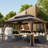 Aluminum Patio Hardtop Gazebo with Double Roof: Durable Protection and Stylish Design-93795749