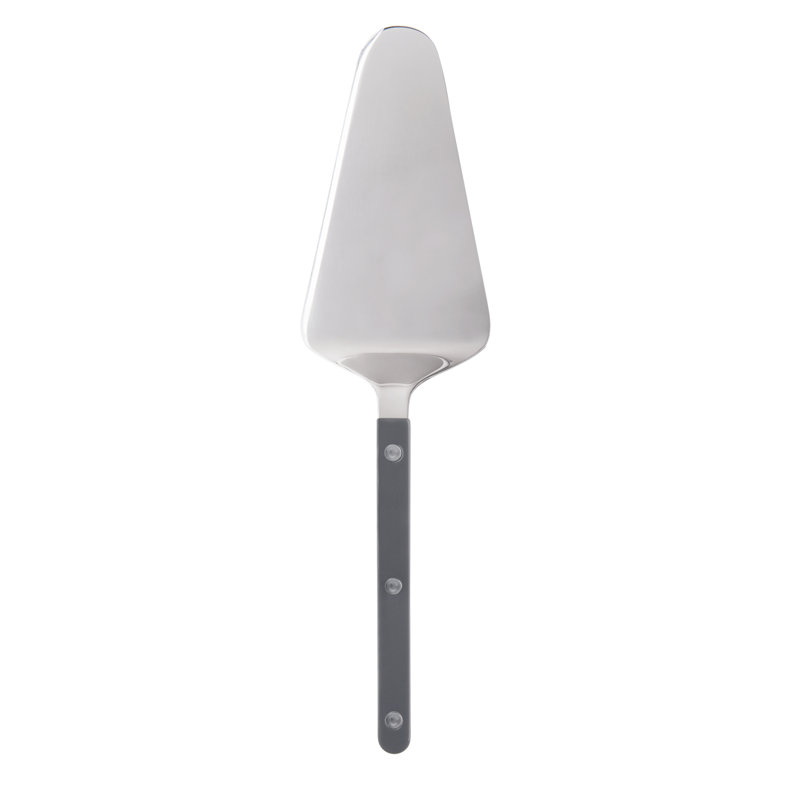 Bistrot Solid Cake Server, Dark Gray
