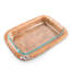 Rectangle Rattan Casserole Set