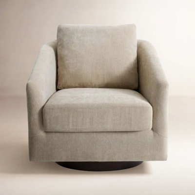 Conway Upholstered Pillow Back Swivel Accent Chair