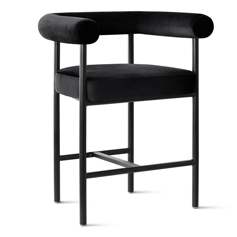 Tabouret de bar 24 po, Noir