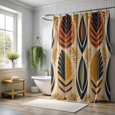 Boho Foliage - Premium Shower Curtain