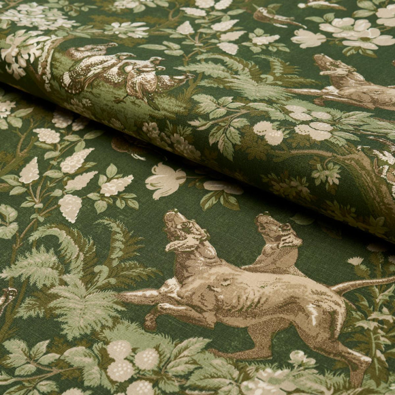 Tissu Hound Meadow, Forêt
