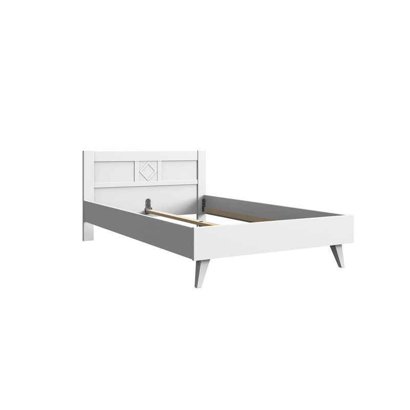 Lockhaven Bed, 140cm x 200cm, White