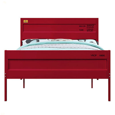 Red Platform Bed