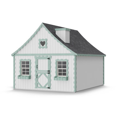 Gingerbread Outdoor Wood Playhouse