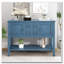 Console de rangement rétro avec quatre petits tiroirs et une tablette inférieure-1537612653