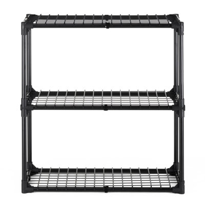3-Shelf Wire Rack Shelving Unit Kitchen Shelves Metal Shelf Shelving Unit Storage Shelves