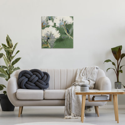 Green & White Botanicals Canvas Wall Art by Liz Jardine