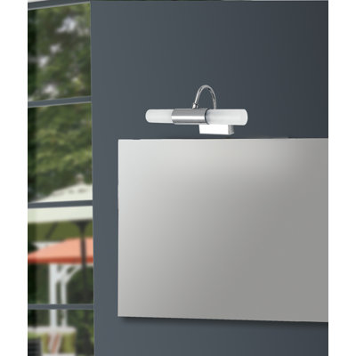 Roby 2 - Light Chrome Wall Mounted Picture Light