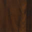 Grand lit à finition noyer, tête de lit tapissier, stratifié, panneau de mousse confortable en bois de style transitionnel, pieds de support centraux