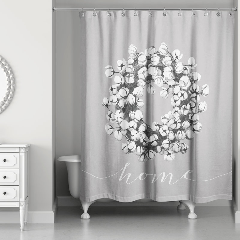 Rideau de douche simple Home