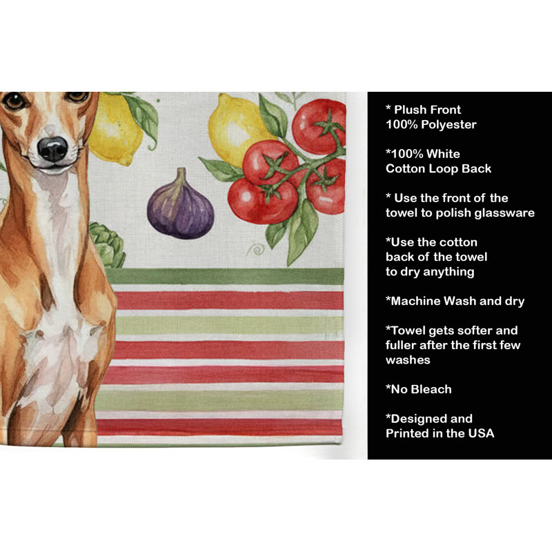 Serviette de cuisine Red Italian Greyhound, Red Italian Greyhound